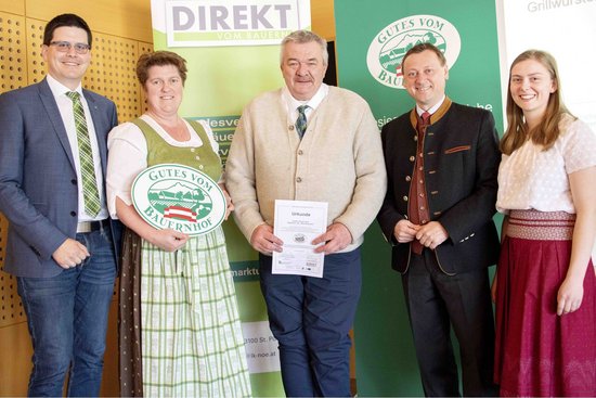 Verleihung an GvB Litsch Johann & Sylvia